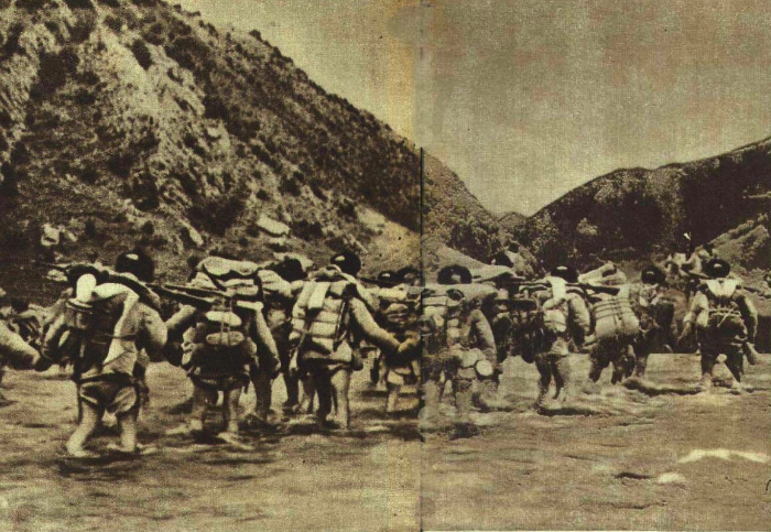 HistoryTibetan's tweet photo. October 1950 as PLA troops crossed the Jinsha River, the Battle of Chamdo marked the beginning of Tibet’s forced subjugation.Not a “liberation,” but the fall of a nation.#TibetanHistory #Chamdo #Tibet #FreeTibet #Remember1950 https://t.co/wgt8HHQW7t