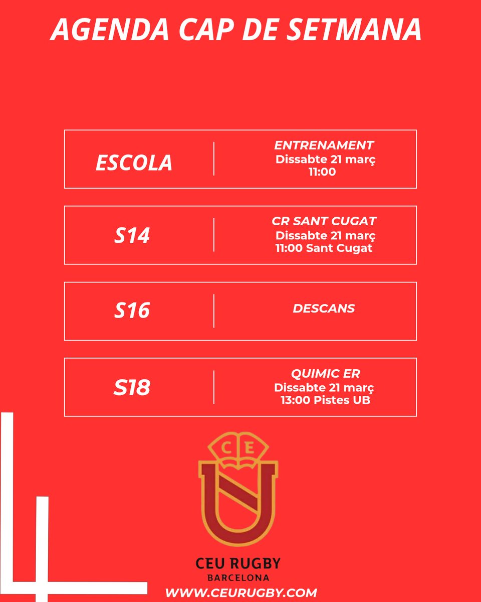 CEU Rugby Barcelona tweet media
