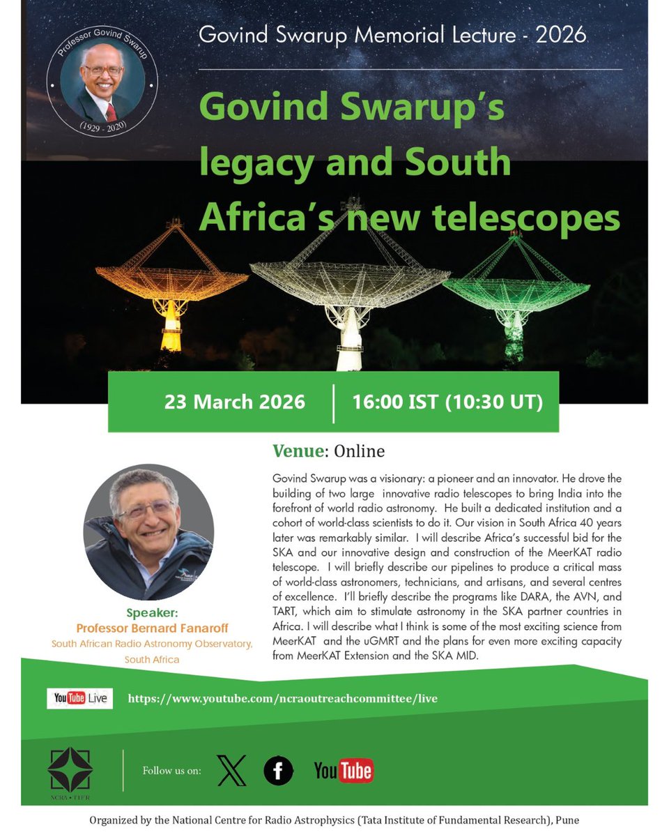 National Centre for Radio Astrophysics tweet media