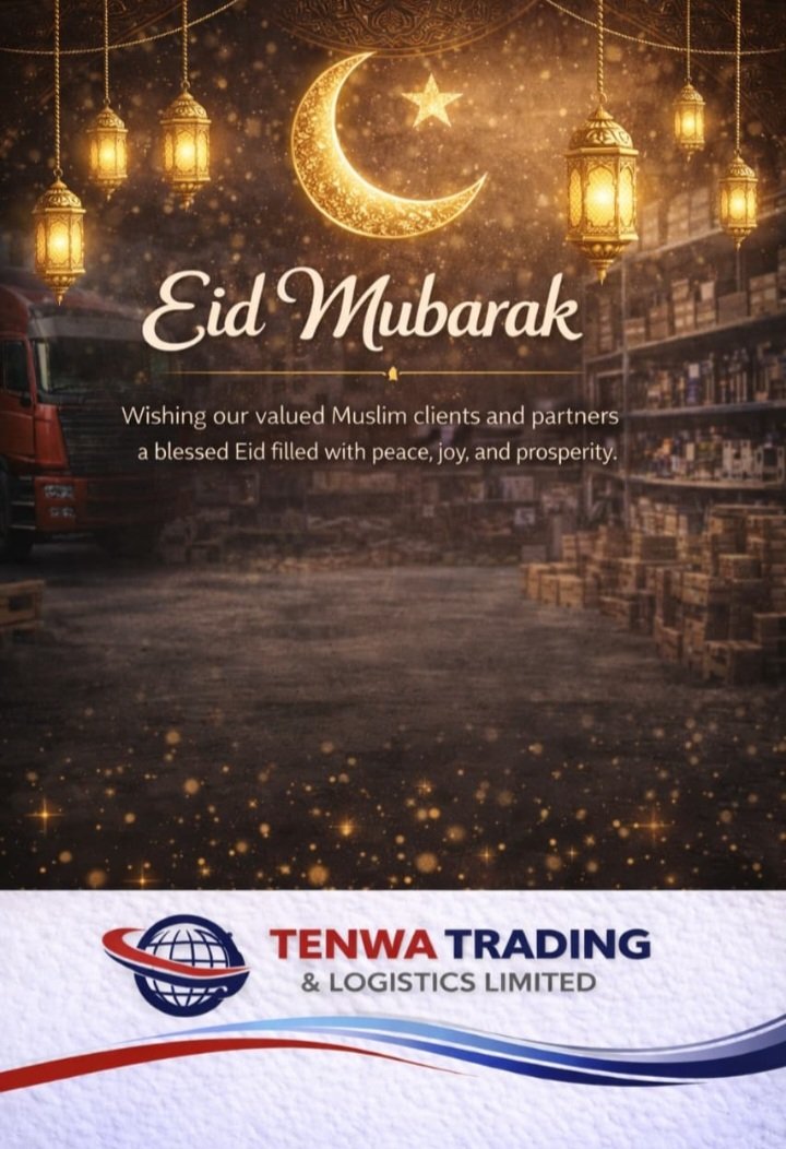 machara895's tweet photo. We exist because you trust us with your logistics and customs brokerage needs 
Happy Eid https://t.co/uhHJuSjzRT