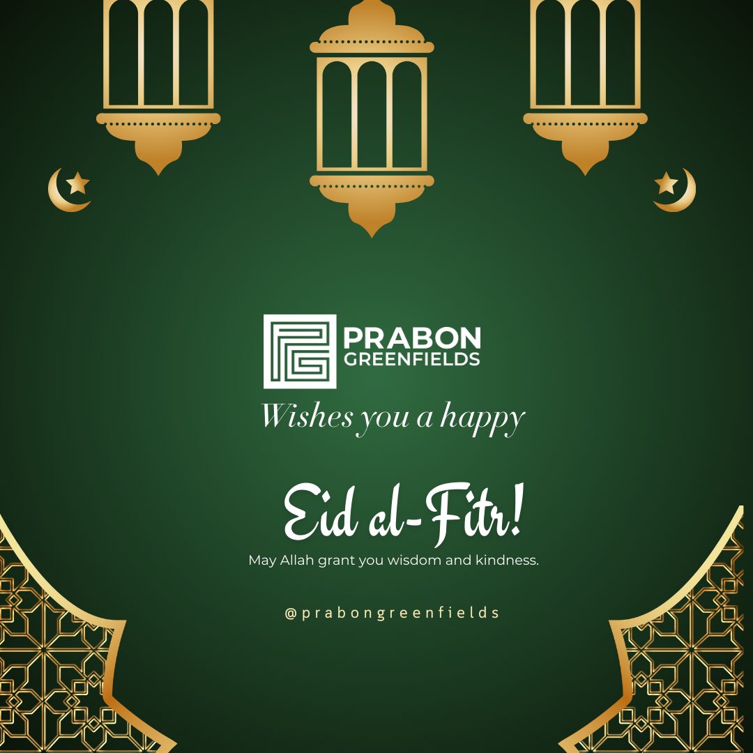 From Prabon Greenfields, Eid Mubarak 🌙
Wishing you peace, joy, and a home filled with blessings this Eid al-Fitr.