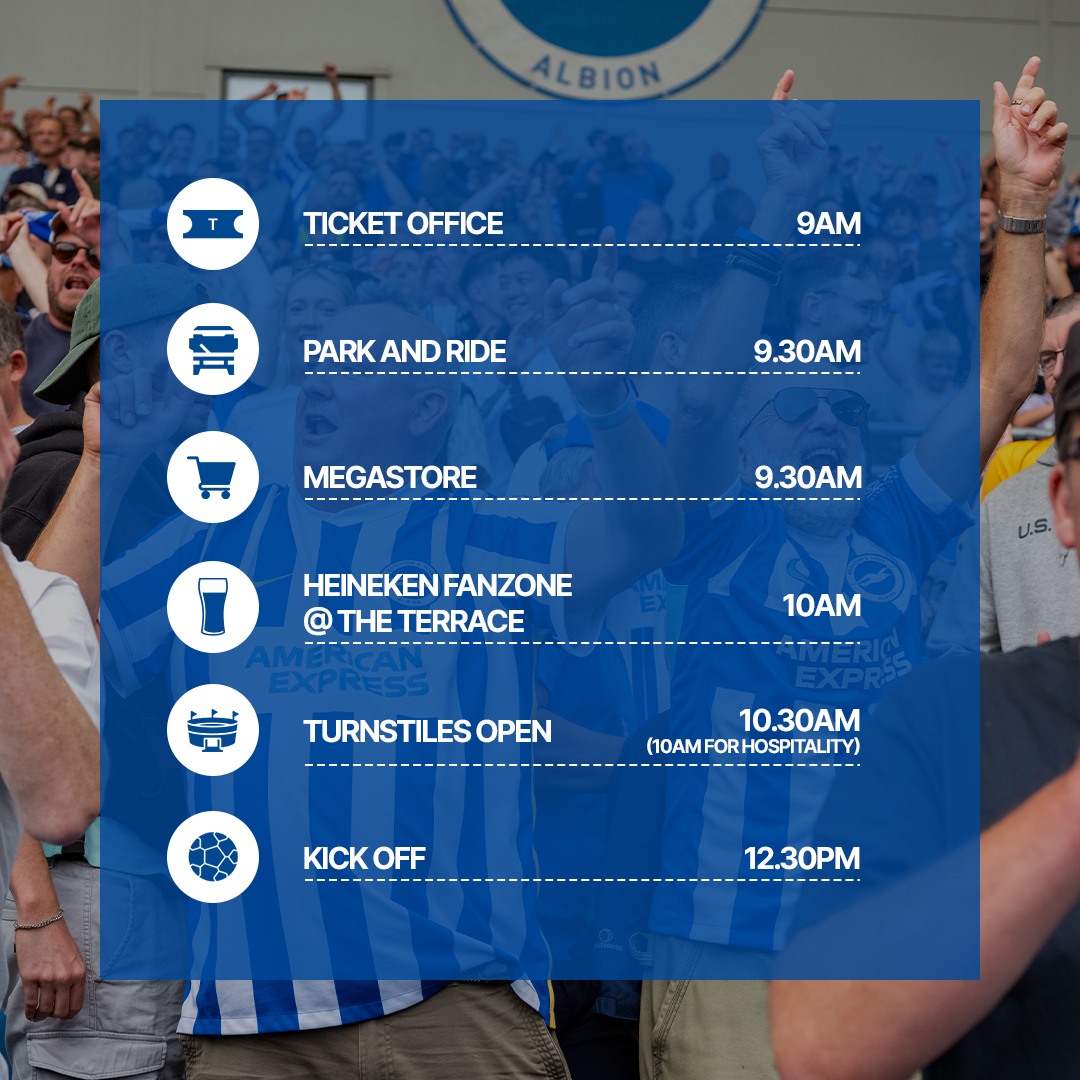 Brighton & Hove Albion Supporter Services tweet media