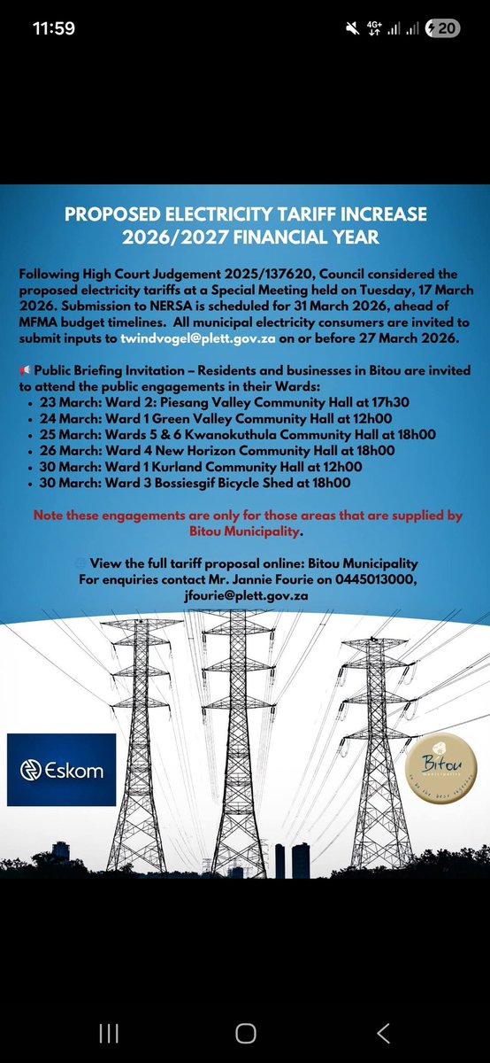 Bitou Municipality tweet media