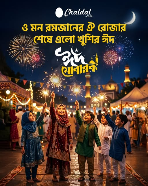 chaldal's tweet photo. 🌜ও মন রমজানের ঐ রোজার শেষে এলো খুশির ঈদ 💛
ঈদ মোবারক 🌙 https://t.co/Mie6RAwk9O