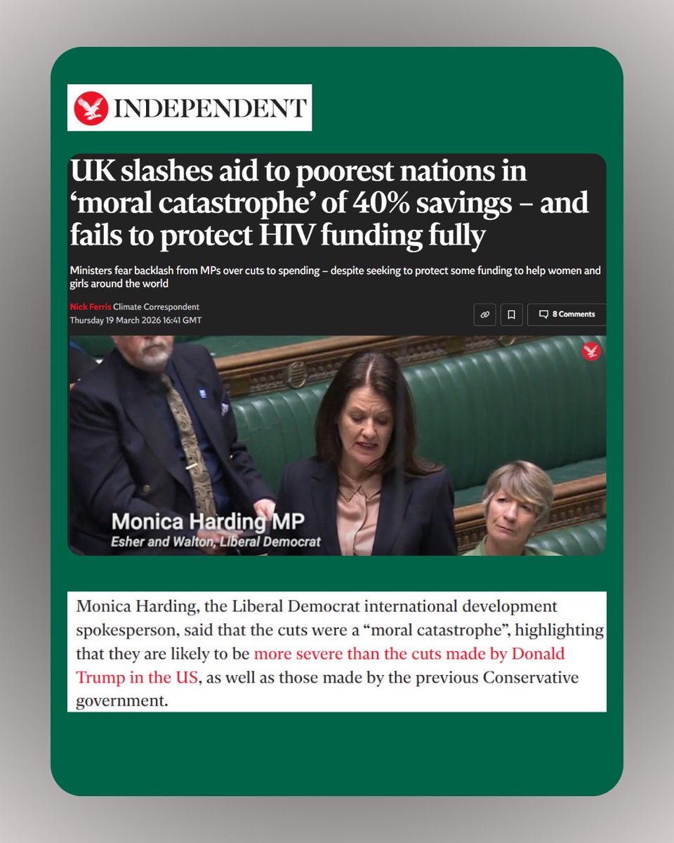 Monica Harding MP tweet media