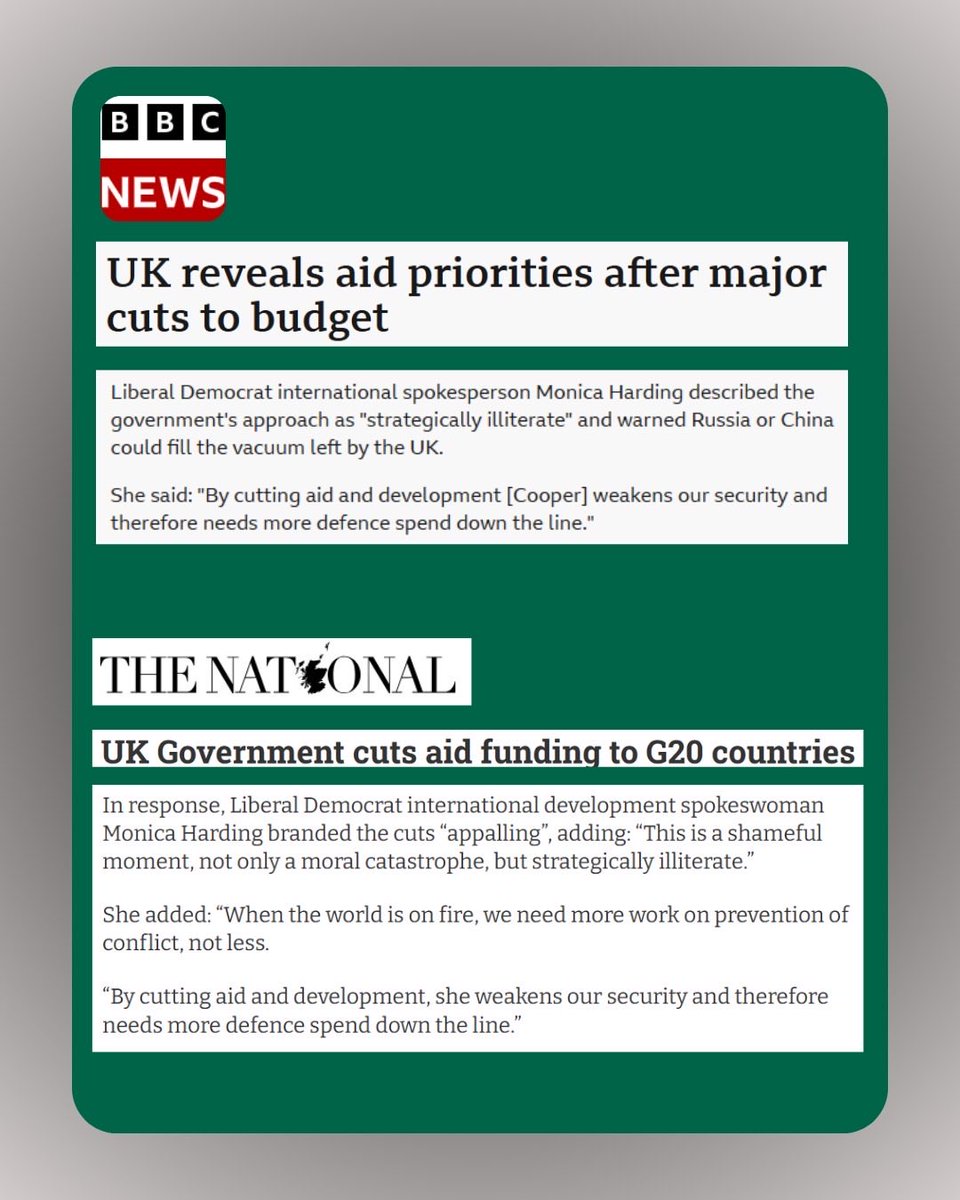 Monica Harding MP tweet media