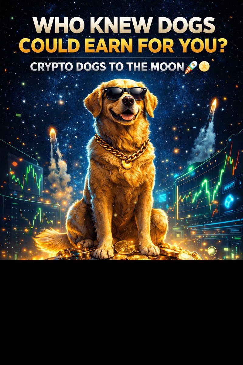 deolarin19310's tweet photo. Who knew dogs could earn for you?
@CryptoDogHD @TheCryptoDog 🐶💰 Crypto isn’t just for humans anymore join the pack and ride your way to the moon! 🚀🌕🔥 #CryptoDog #Cryptomeme $DOG https://t.co/95jp6Zxa9C