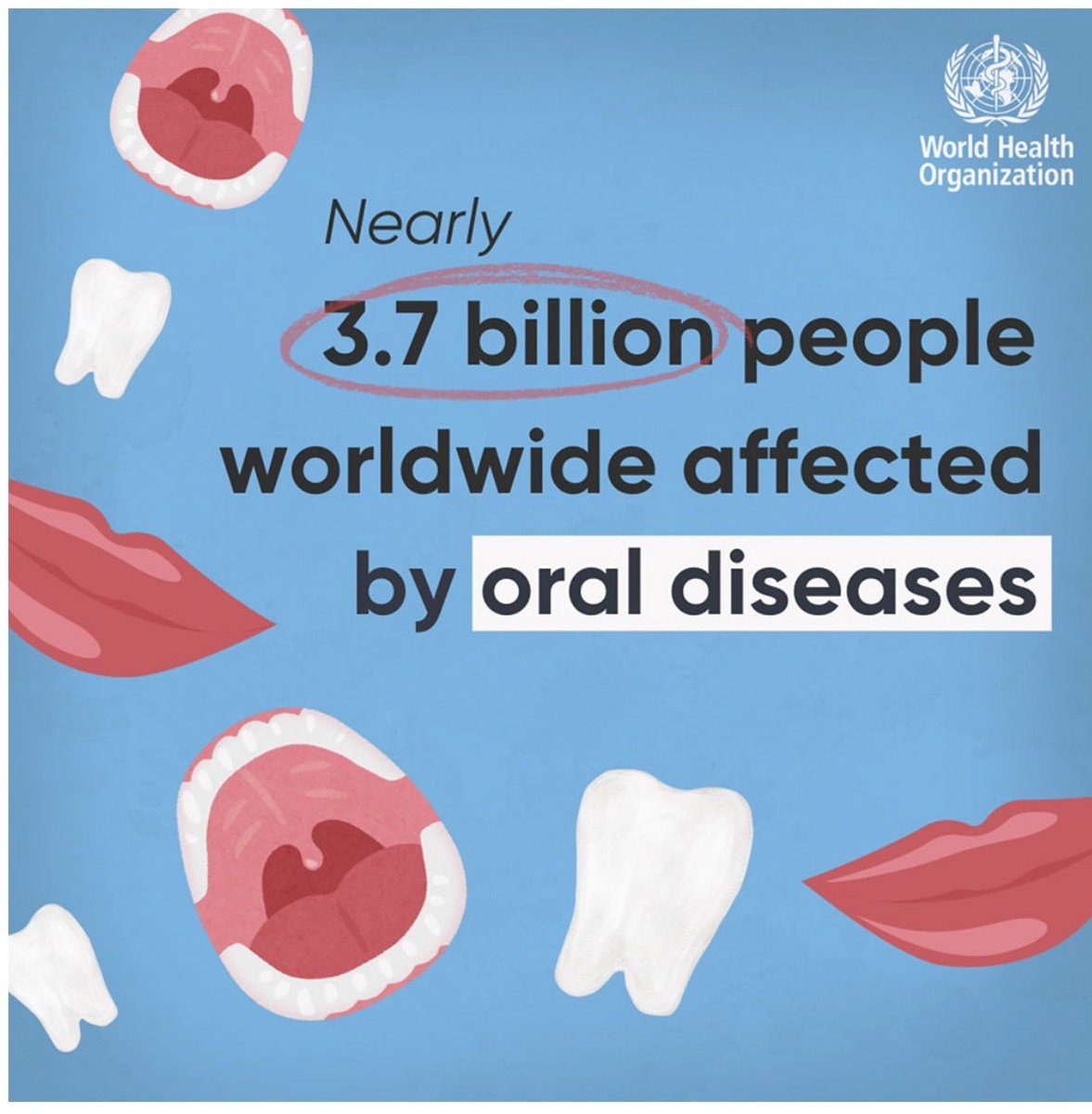 IGlavee's tweet photo. #World Oral health day#20th March 2026; #Education # WHOFides
Tips: 1.Brush 2x a day with preferably fluoride paste
2. Spit after
3. Limit sweets to meal times
4. Floss and use interdental brushes https://t.co/dT141YXCVn