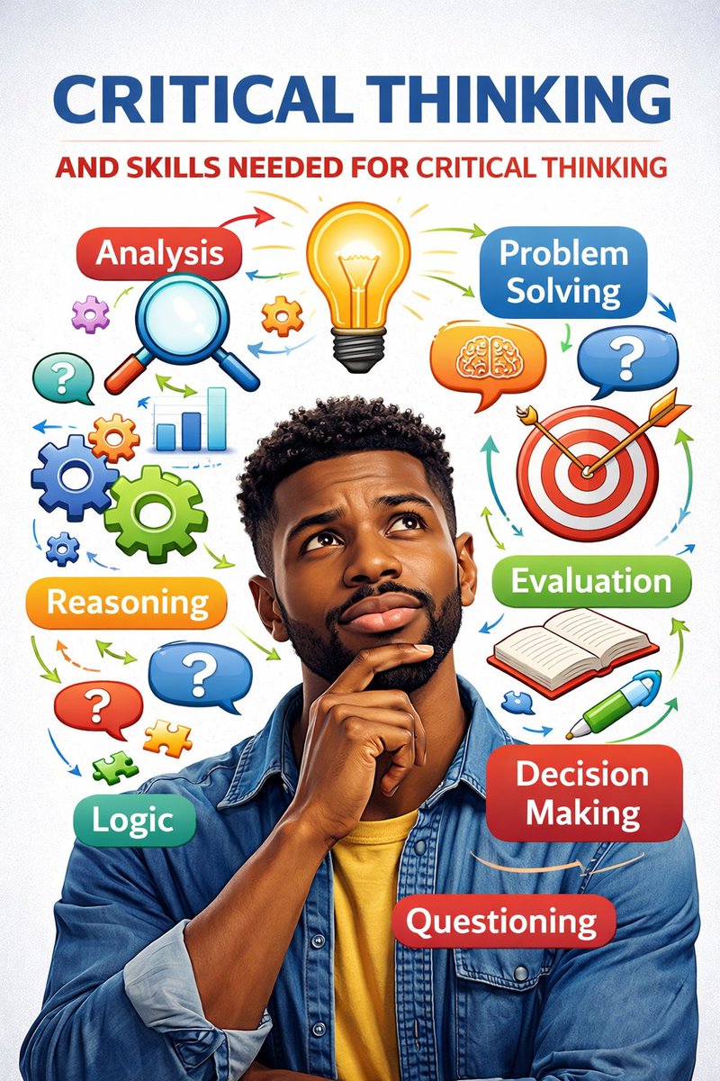 enabilityot's tweet photo. Develop your critical thinking—pause, question, analyze, and reflect before you decide. The more you practice thinking deeply, the stronger your ability to make wise, informed choices becomes. https://t.co/1p93MAGSyO