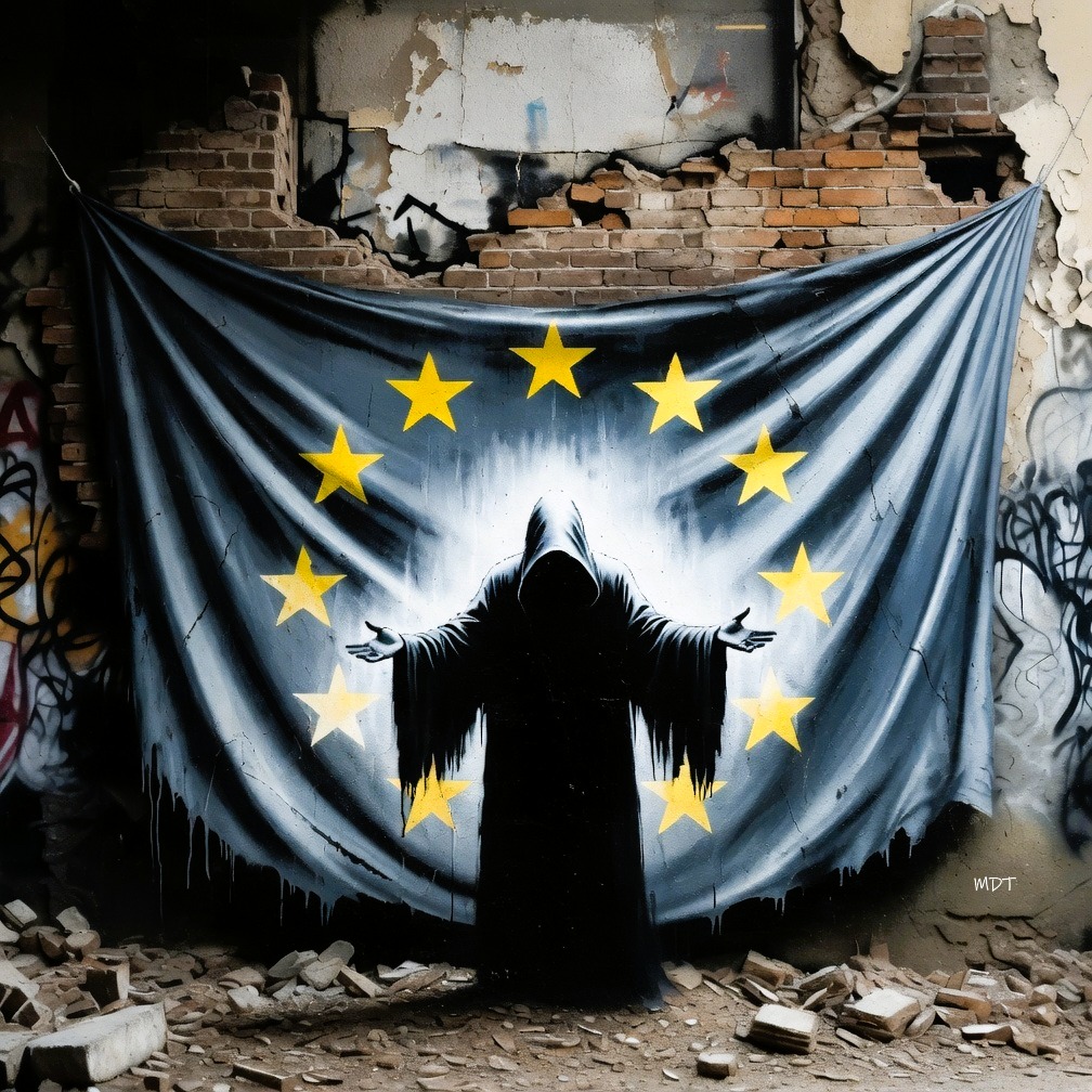 mariandidthis's tweet photo. #UE #Ursula #Macron #PoliticalArt #DigitalArt #MDT #DarkArt #Globalism #Soros #Ideologie #WEF #BrusselsFail #EUCollapse #Resetare

Europe's Collapse - Official Artwork! 👇 https://t.co/KJAf8XMOav