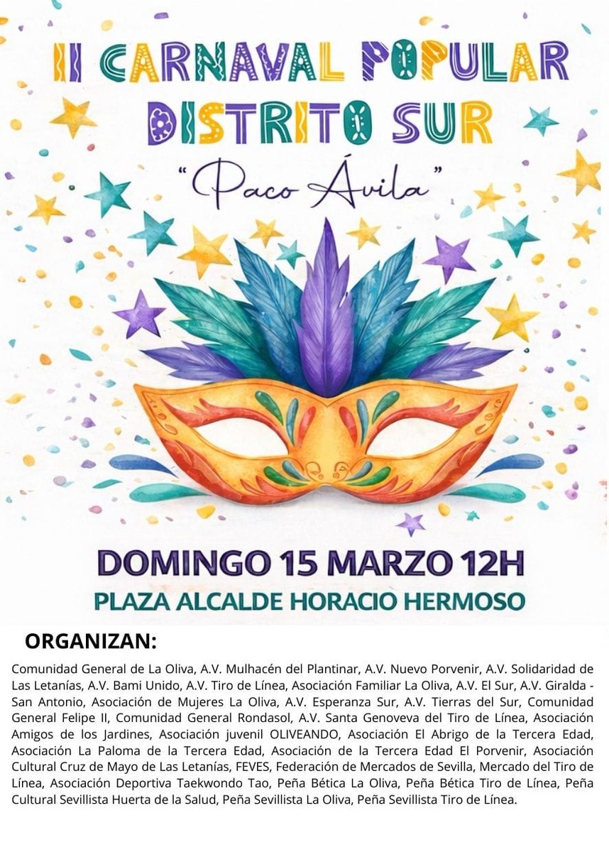 Carnaval Distrtito Sur tweet media