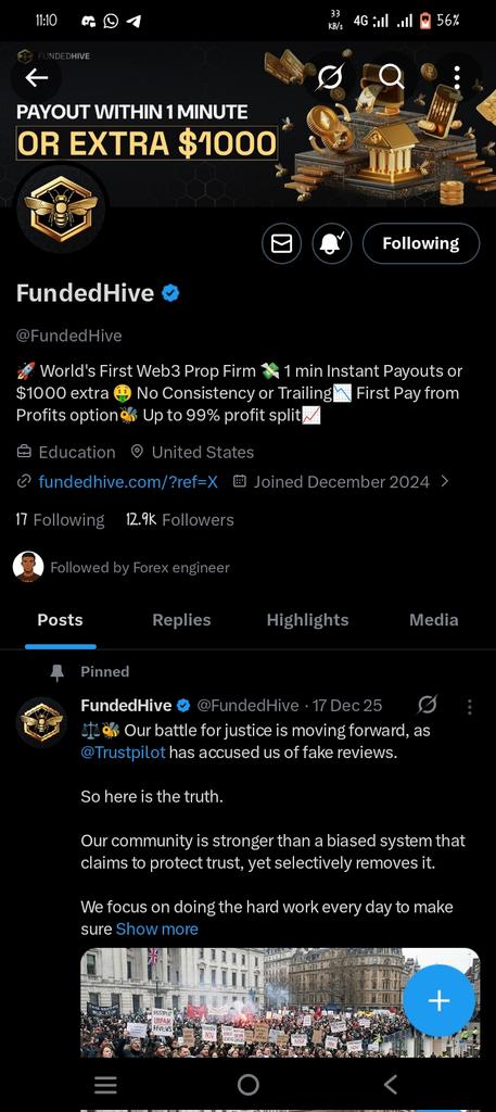 Simeonbrain1's tweet photo. @FundedHive @ForexEngineer27  @simeontwenty  @AaronSmithanik https://t.co/J1ugCOhwsE