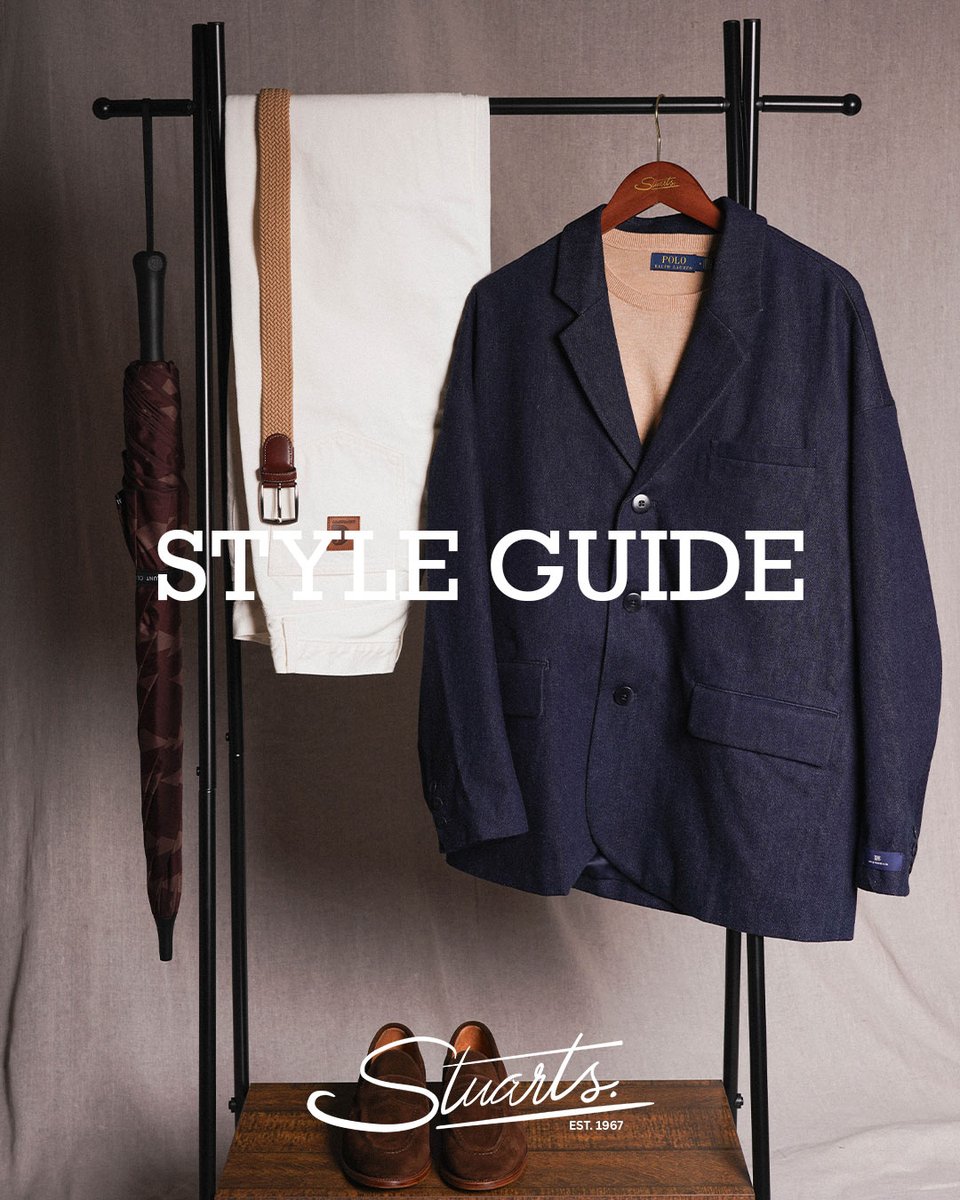 stuarts_london's tweet image. Style Guide 👔🧥

Levi’s BLUETAB jacket over a Polo Ralph Lauren knit, Carhartt WIP Aaron pants, and Sanders Aldwych loafers. Finished with a woven belt.

Smart, easy everyday wear.

Online &amp;amp; in store.

#StuartsLondon #StyleGuide #Since1967