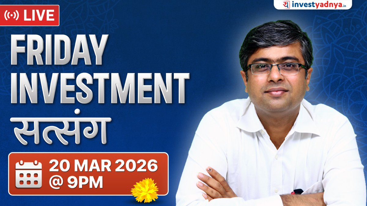 investyadnya's tweet image. Got questions about the market?
We’re going LIVE at 9 PM 
Don’t miss it — clarity over confusion 📊
Feel free to share with anyone who may find this useful

Join Here: youtube.com/@InvestYadnya 
#sharemarket #livesession #jointoday #YouTubeVideo