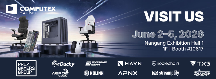 HAVNGlobal's tweet photo. We’re back at Computex in June, so if you’re there, make sure you pop by the Pro Gamers Group booth. We’ve got some exciting products to show you!

#buildHAVN https://t.co/WjGwinZESv