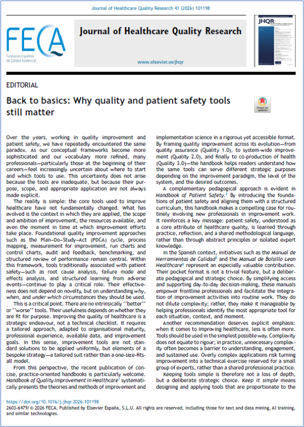 Journal of Healthcare Quality Research tweet media