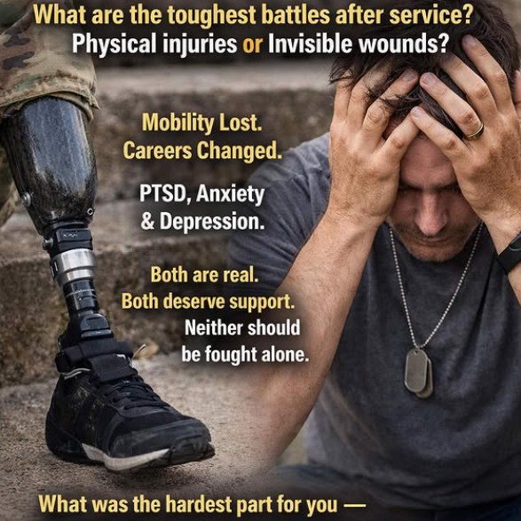 Vet5_Foundation's tweet photo. Too many veterans &amp; first responders fight alone after service. Physical injuries. PTSD. Loss of purpose. What’s the hardest part... and what actually helps? More community? Outdoor therapy? Mentorship? Drop it below. Let’s build real solutions. 🇺🇸 #Vet5 https://t.co/Skt2tN7F5g