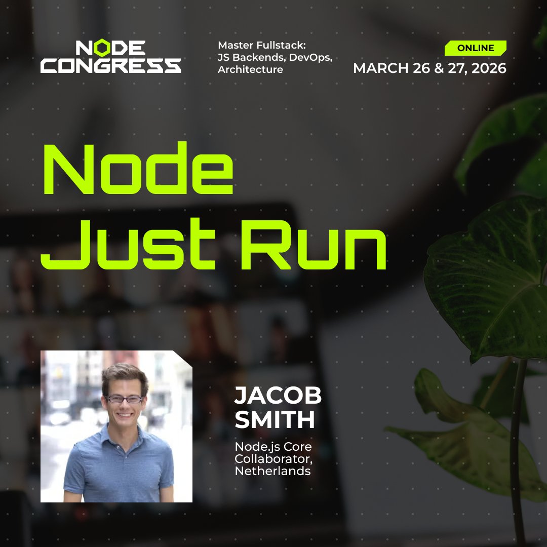Node Congress🔥March 26 & 27, 2026 tweet media