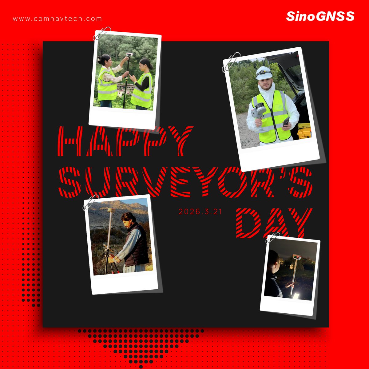 ComNav_Tech's tweet photo. 🌍 Happy Global Surveyor’s Day! 🎉

Today, we celebrate the precision and expertise of surveyors worldwide. From mapping the land to shaping the future, surveyors are essential in creating a more accurate and connected world.
#ComNav #SinoGNSS #GNSS #surveyor  #GlobalSurveyorsDay https://t.co/PTjaPoETqo