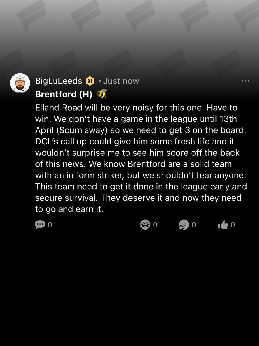 Biglucoops's tweet image. A call up for @CalvertLewin14 and a huge match for Leeds against Brentford! #LUFC @Fanalysisapp #Fanalysis