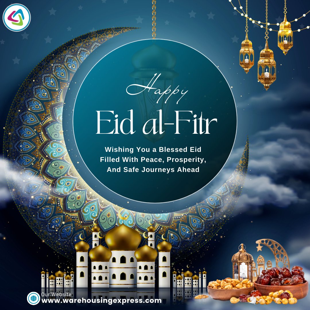 WarehousingExpr's tweet photo. Wishing you a joyful and prosperous Eid al-Fitr 🌙
May this festive season bring peace, happiness, and smooth journeys ahead—both in life and business.

#EidMubarak #EidAlFitr #HappyEid #WarehousingExpress #LogisticsIndia #SupplyChain #3PL #Warehousing #FestiveGreetings https://t.co/oxMOduwrYl