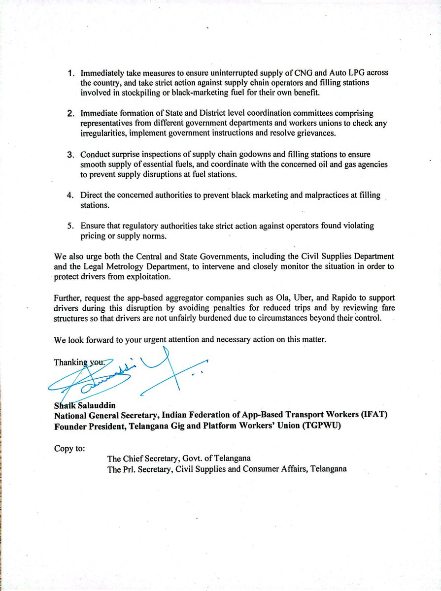 Indian Federation Of App Based Transport Workers tweet media