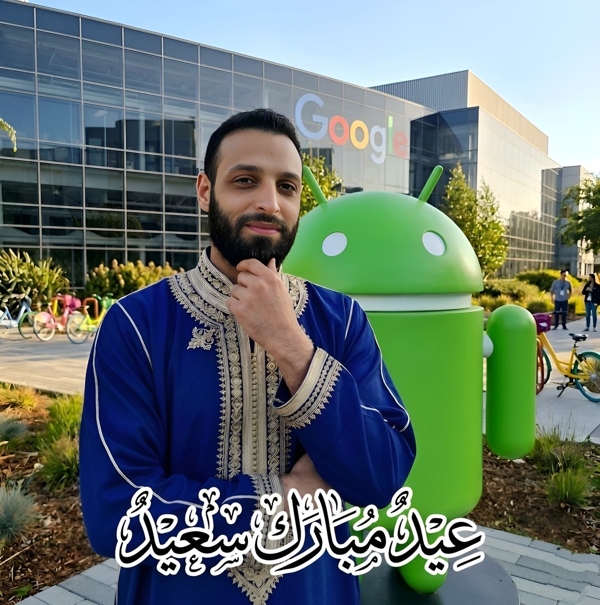 Delecotech's tweet photo. صديقي اندرويد يبارك لكم العيد 
عيدكم مبارك
#Android
#اندرويد https://t.co/ayoVc1Ep9F