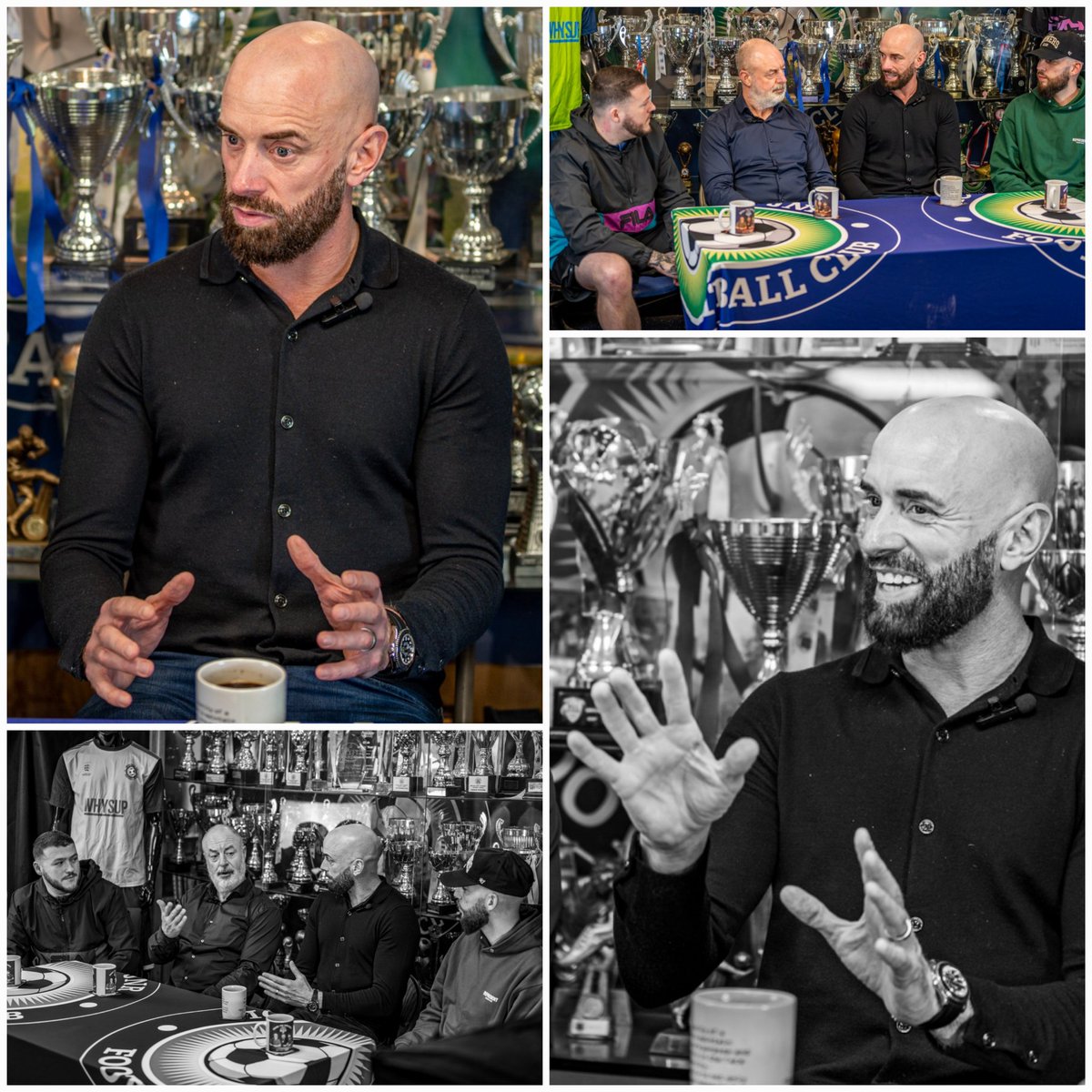 SportzVip's tweet photo. Another fantastic guest on the last night @mossbankjfc where we filmed the @Inside90mins podcast with Aaron Wilbraham what a journey & career ! Lots of behind the scenes stories / key moments of his football life and more ! #Sportzvip #insidethesidelines #aaronwilbraham https://t.co/VJY4LHKfnd