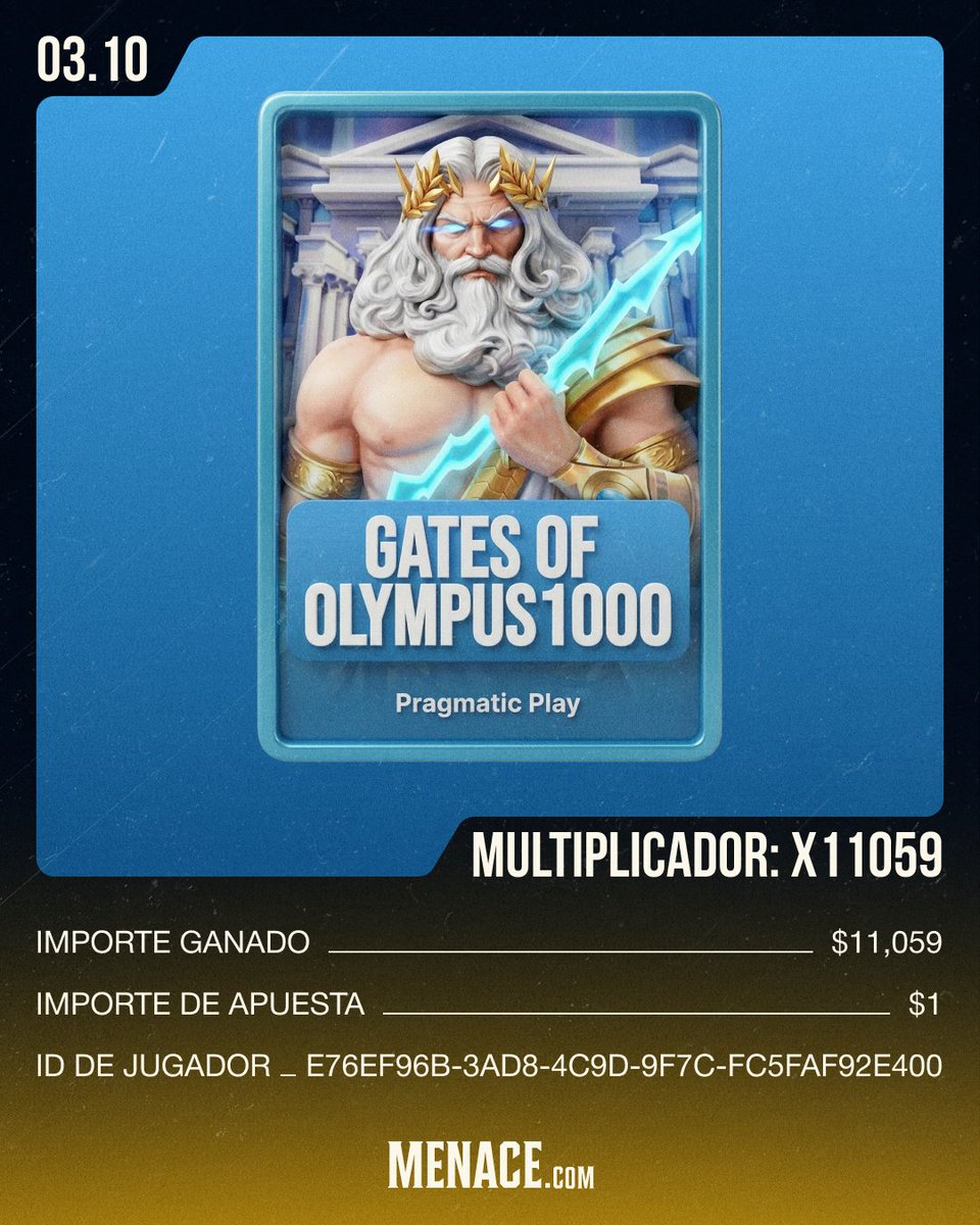 Zeus soltó una buena aquí.