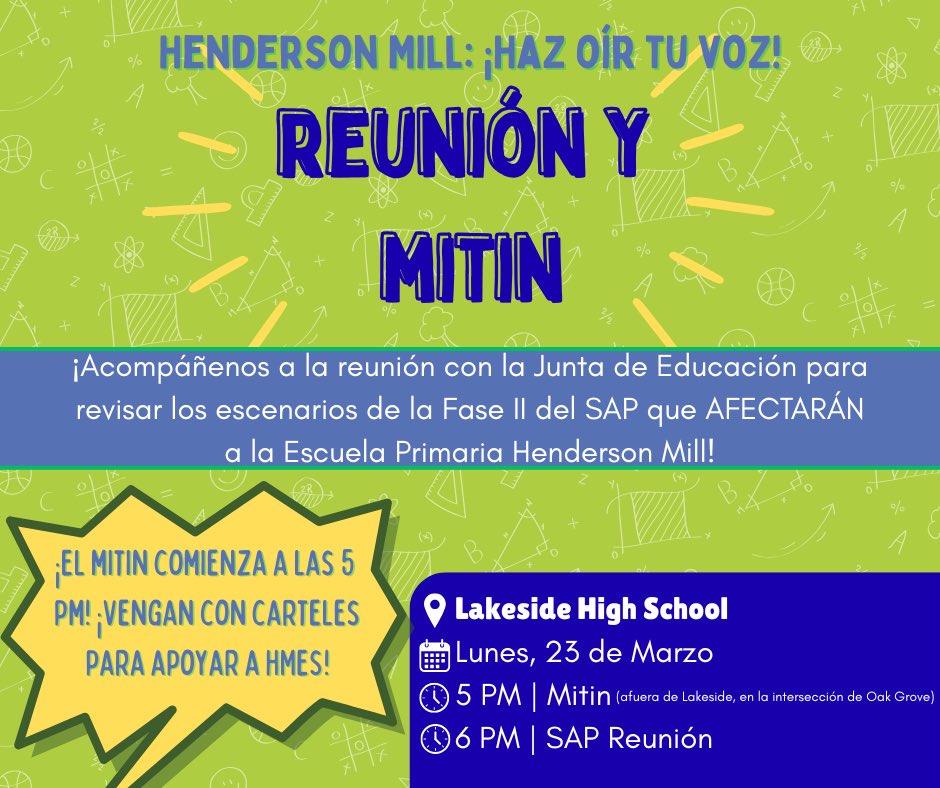 Henderson Mill PTO tweet media