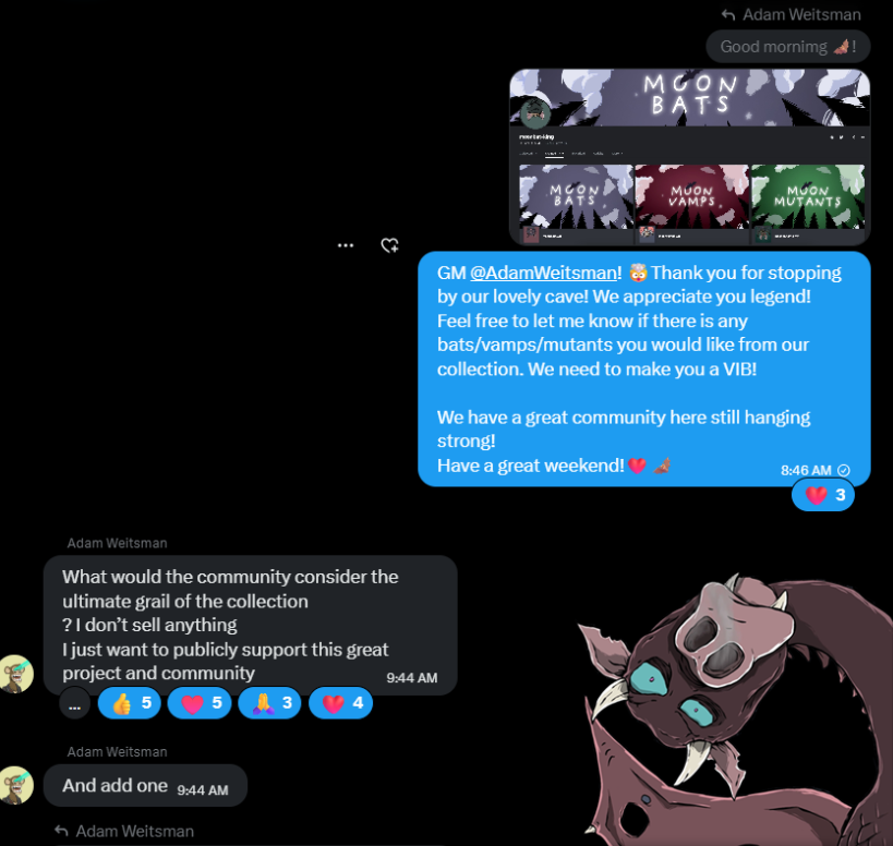 akidcalledflex's tweet photo. I feel for the @Moon_Bats community. @ACEBLVZER had the opportunity of a lifetime for the Moonbats. AdamWeitsman was going to be part of the community (see below). Did ACEBLVZER drop the ball? Is this what happens when a club has the JV team in charge? @MoonBatsMFC ???? https://t.co/qhaGfqDDzb