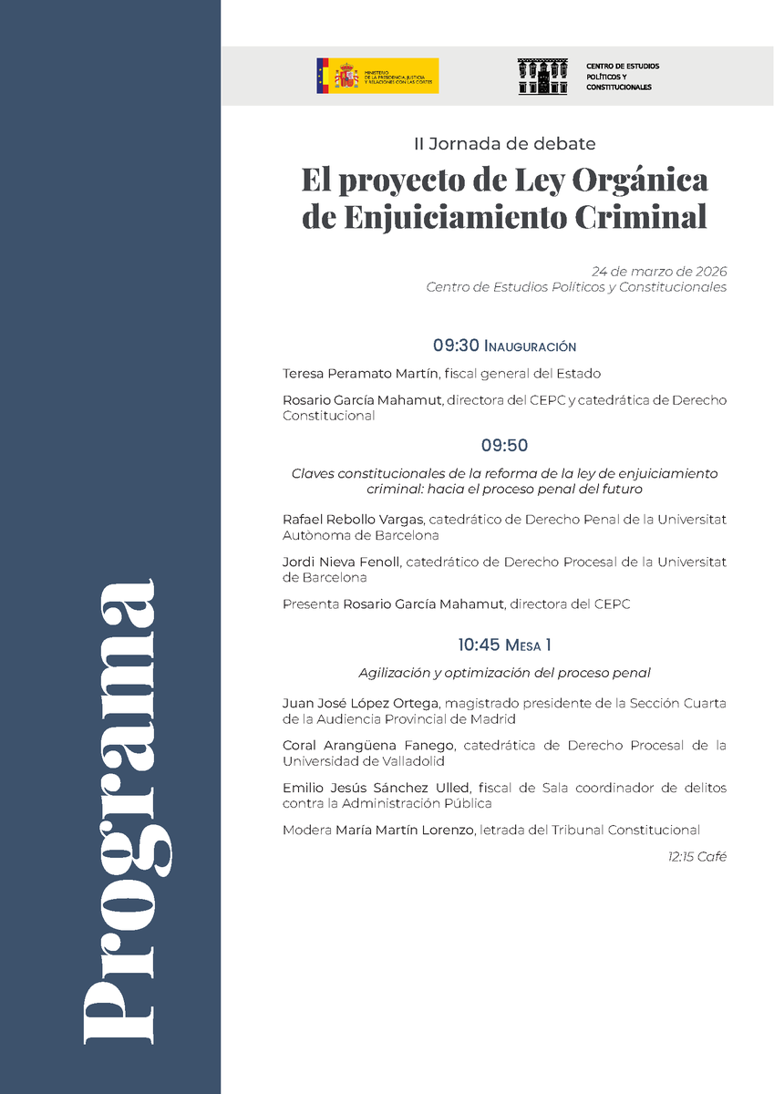 Centro de Estudios Políticos y Constitucionales tweet media