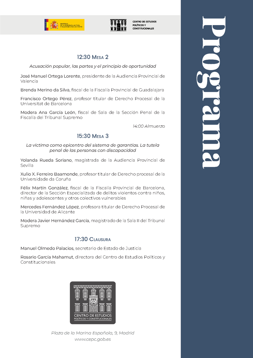 Centro de Estudios Políticos y Constitucionales tweet media