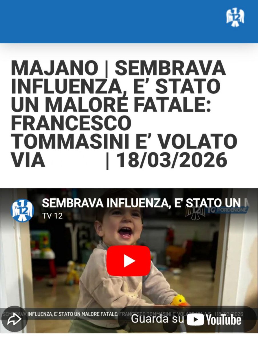 14 MESI - MALORE FATALE 
tv12.medianordest.it/42081/majano-s…