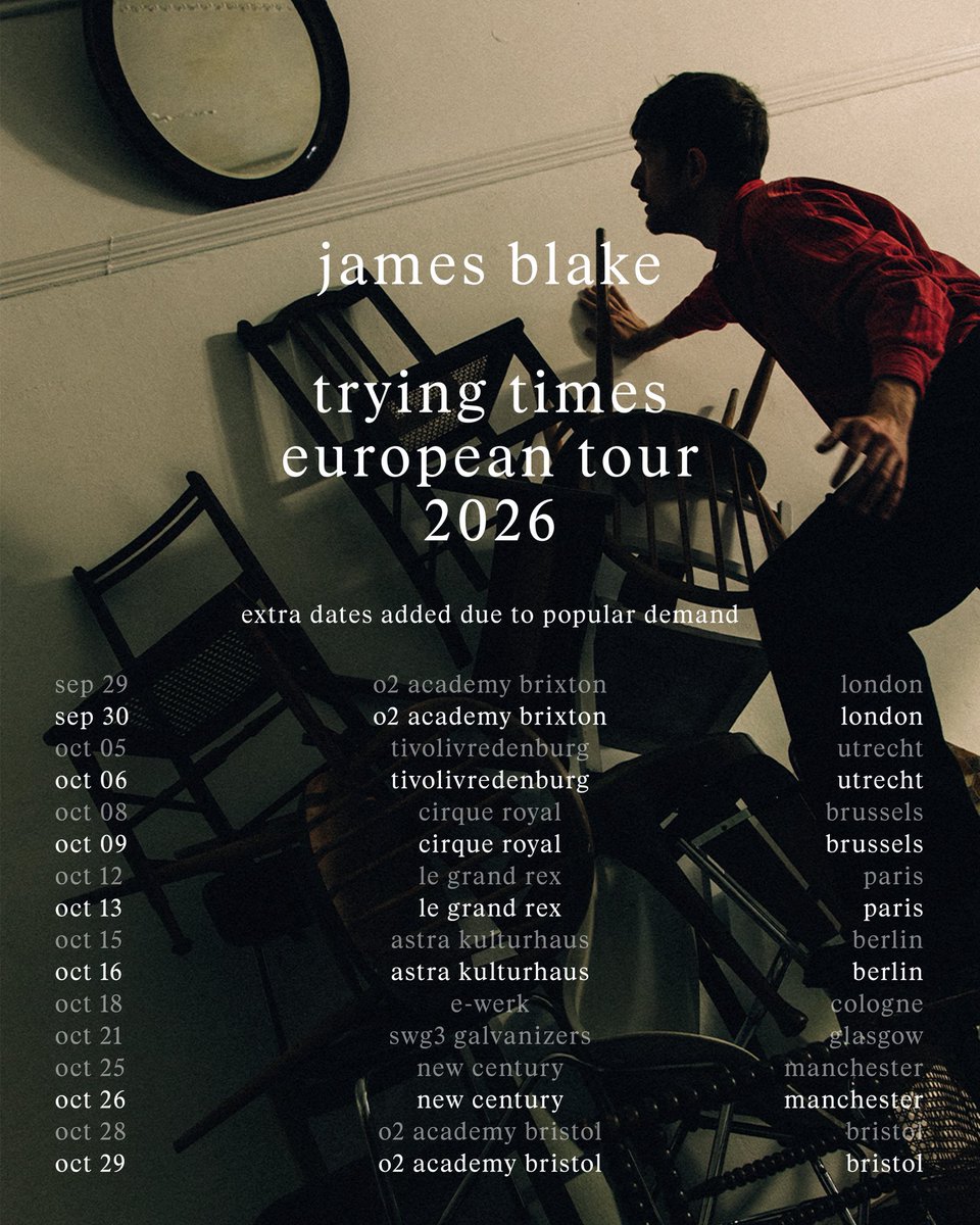 James Blake tweet media