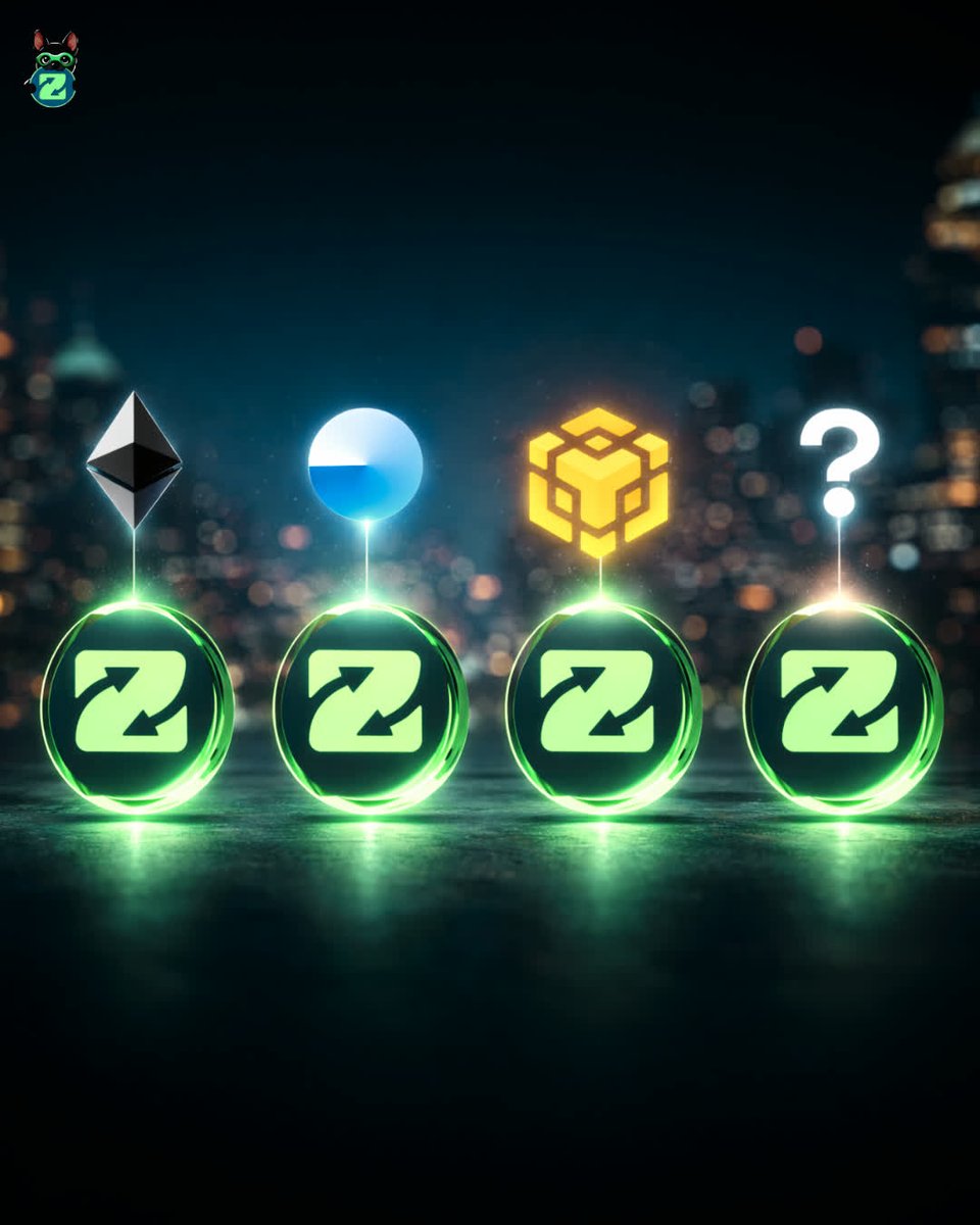 After all the noise we made these last days… can you guess which chain $ZYPTO is coming to after BNB? 👀⚡️

$ZYPTO is on ETH, Base, BNB… and the next chain is ????

Zyptonians already know what's coming next, join the community and stay on top of updates: