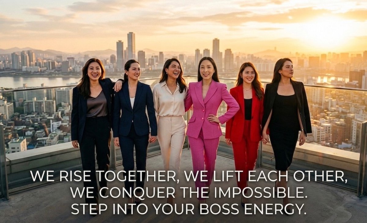 asiangirlboss's tweet photo. We rise together, we lift each other, we conquer the impossible.
Giving up doesn’t exist in our vocabulary, only progress, power, and purpose. ✨
Step into your boss energy, let’s go!
#Asiangirlboss #CryptoWeb3 https://t.co/B9NThP303a