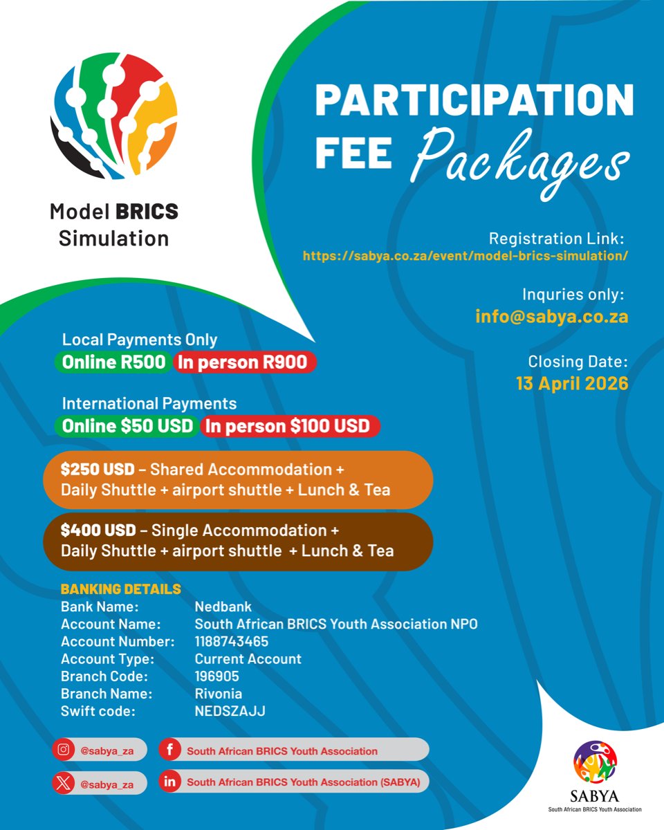 South African BRICS Youth Association tweet media