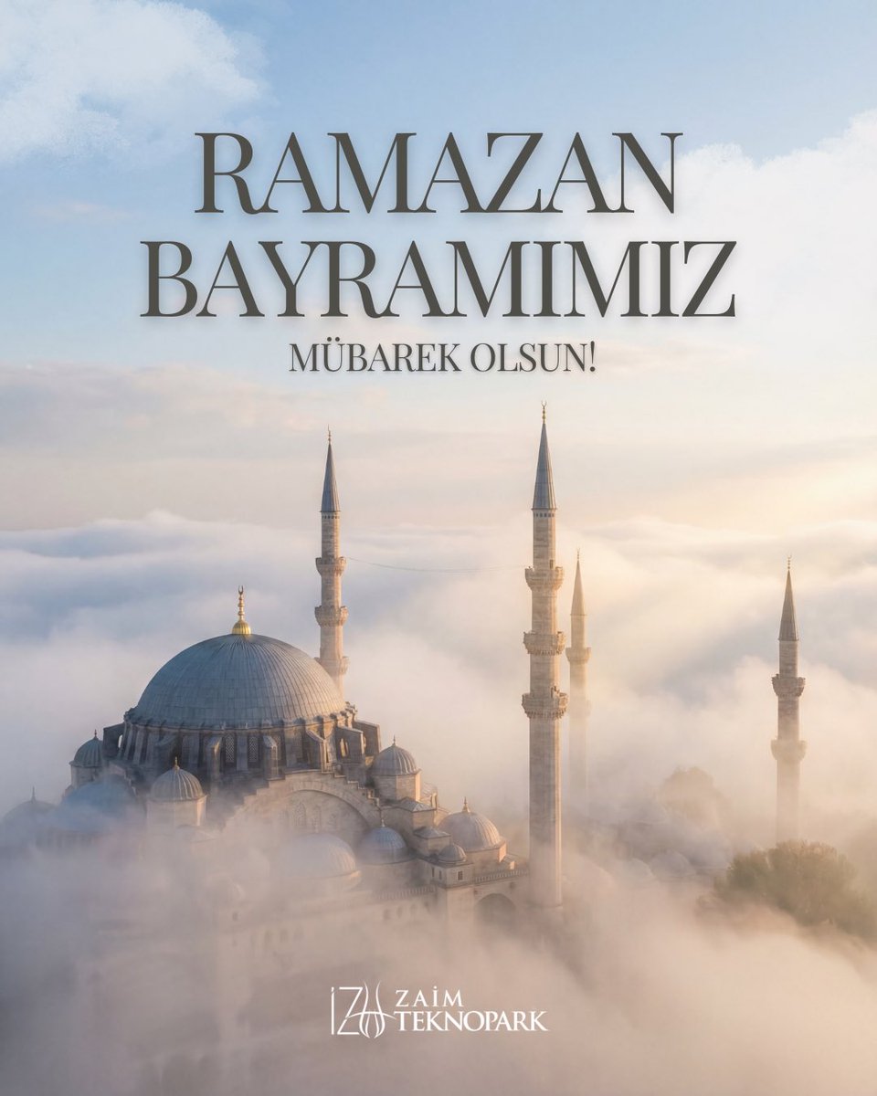 zaimteknopark's tweet photo. Sevdiklerinizle birlikte sağlık, huzur ve mutluluk dolu bir bayram geçirmenizi dileriz.
Bayramınız mübarek olsun. 🌙✨ https://t.co/MlEXgJ7rCM