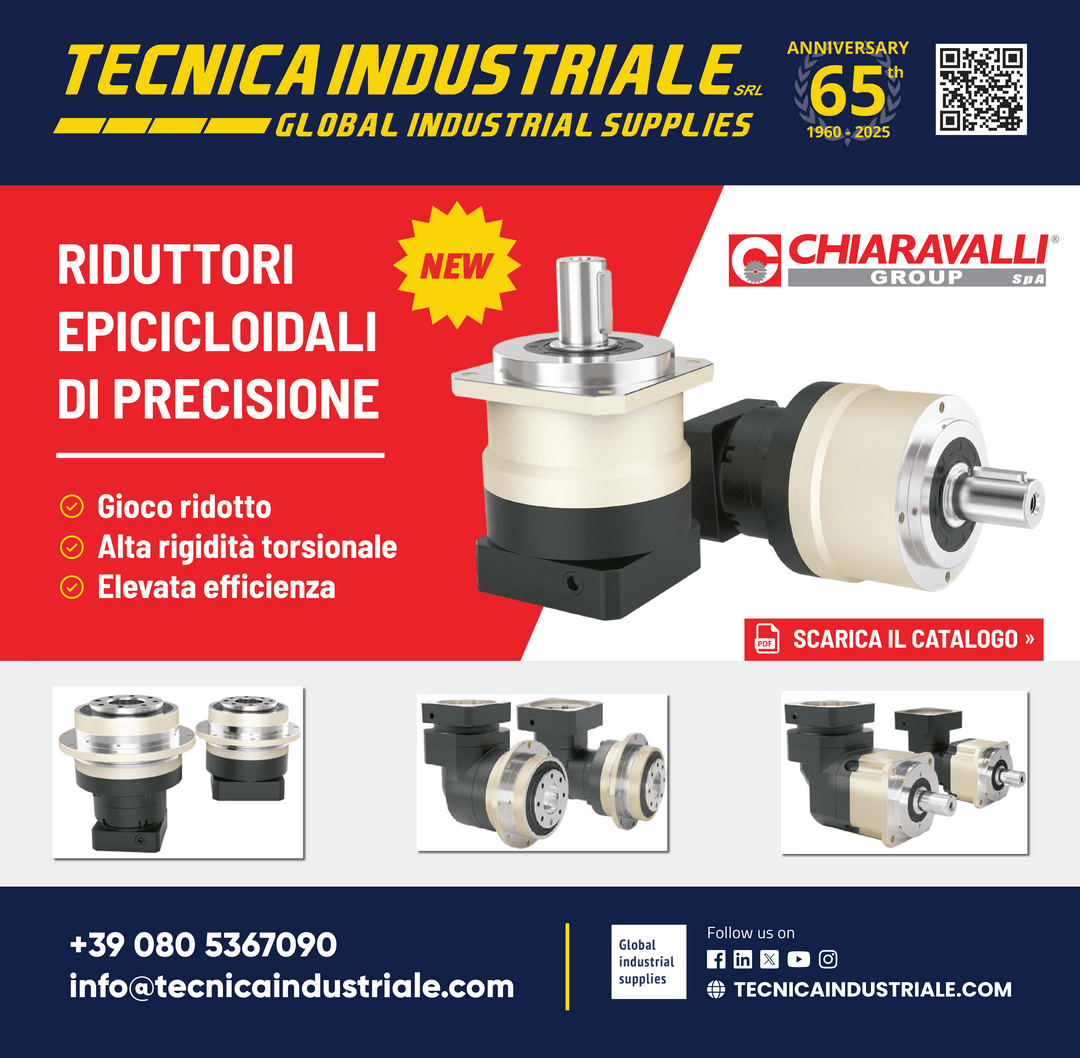 tecindustriale's tweet photo. Nuova gamma di Riduttori Epicicloidali di Precisione Chiaravalli

Scarica il catalogo completo
https://t.co/wh7ho77PLn

#tecnicaindustriale #chiaravalli #AutomazioneIndustriale  #Precisione #Engineering #Innovazione https://t.co/H9kWSJT7gN