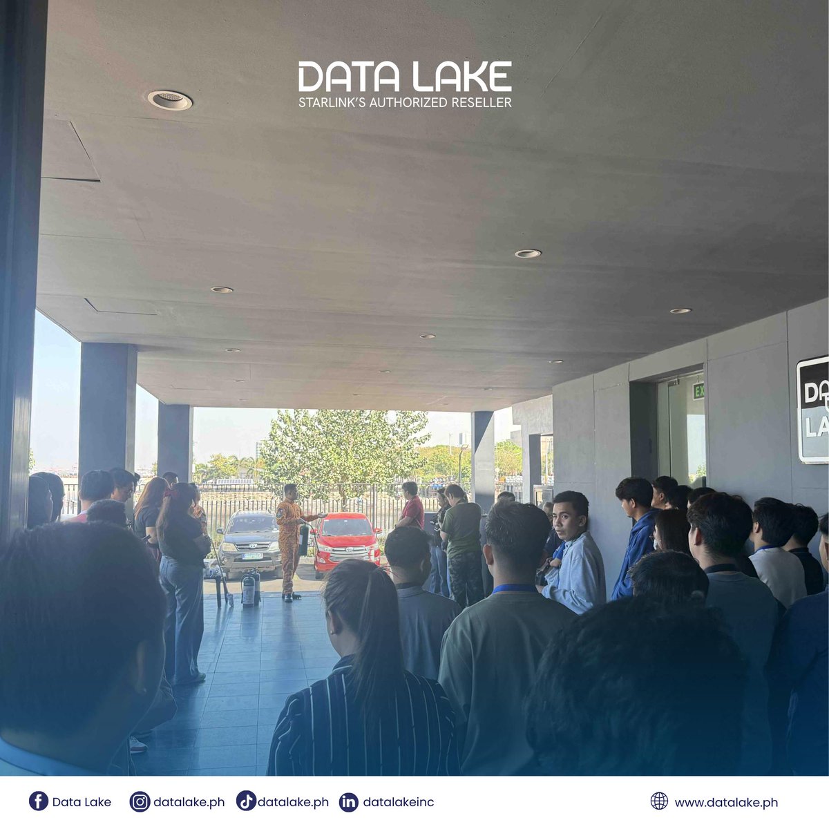 DataLakeInc's tweet photo. On March 19, 2026, Data Lake conducted its company-wide Fire Safety Training, Seminar, and Drills in line with Fire Prevention Month.

It’s a culture we build together.

#FirePreventionMonth #SafetyFirst #DataLakePH https://t.co/YpTgrfrdBp