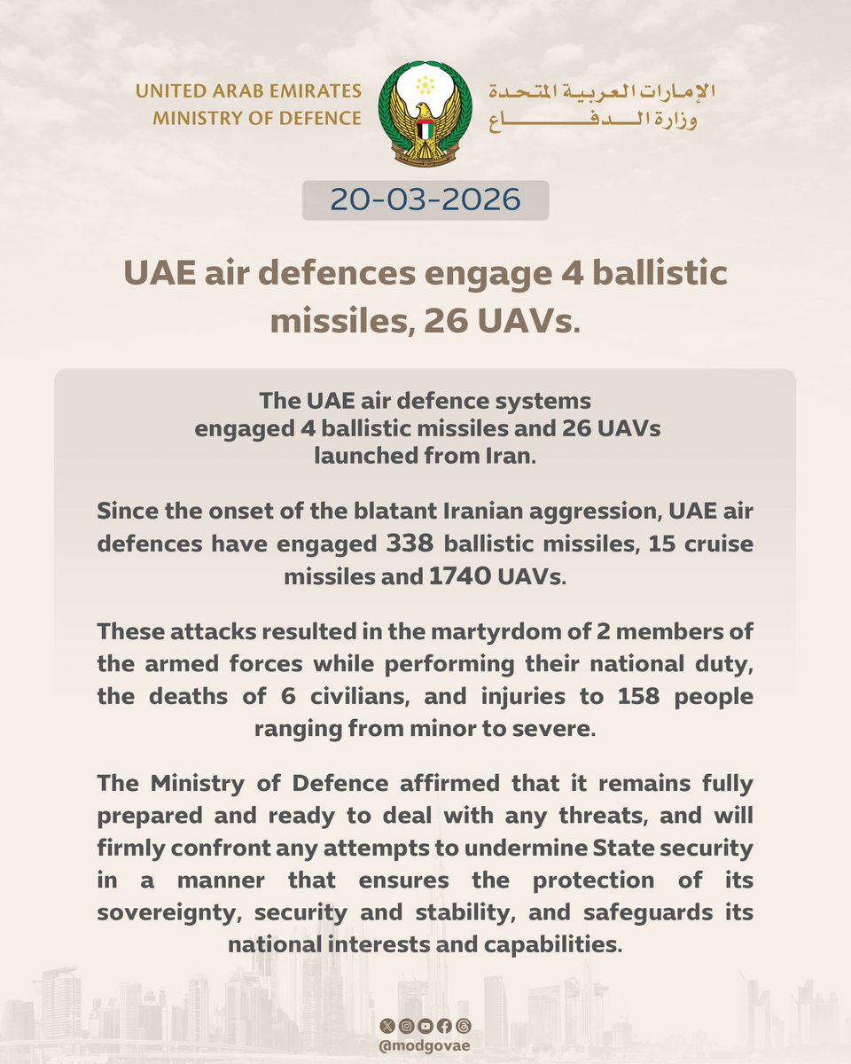 وزارة الدفاع |MOD UAE tweet media