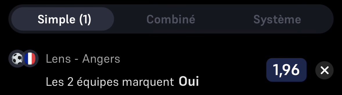 LD2M entre Lens et Angers ce soir 🤑