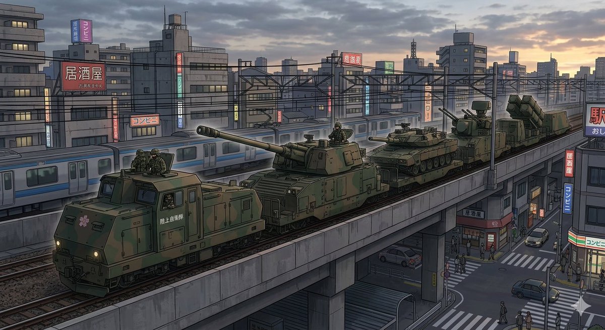 そこに昭和初期、日本陸軍が配備した列車砲をひとつまみ…。 口径は