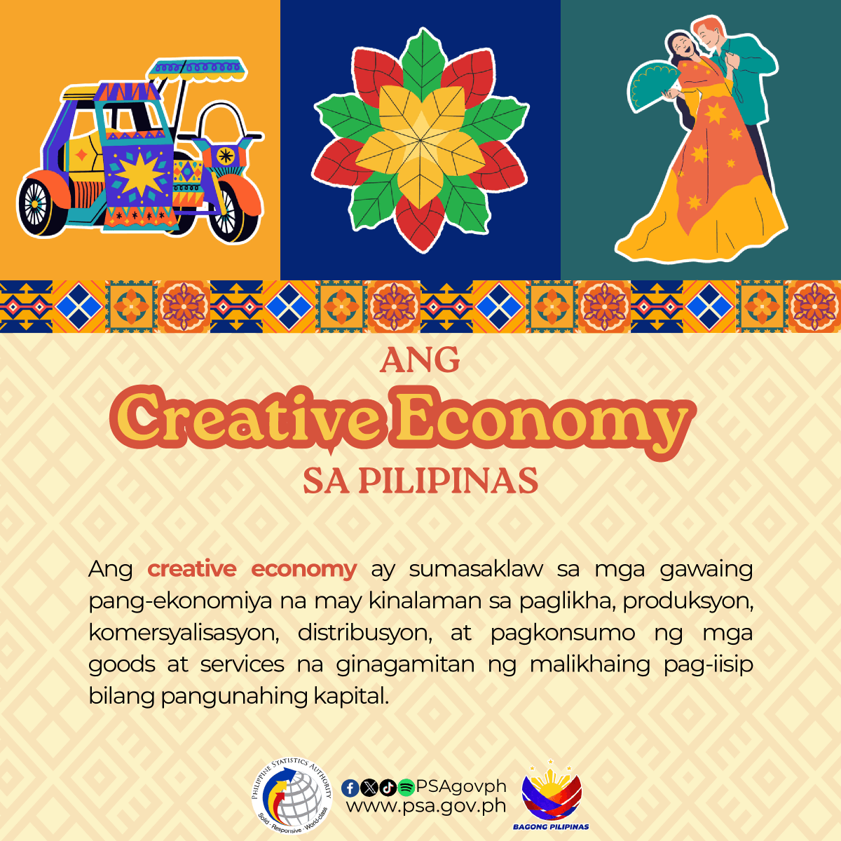 [1/2] 2025 Philippine Creative Economy Satellite Account Ang Creative ...