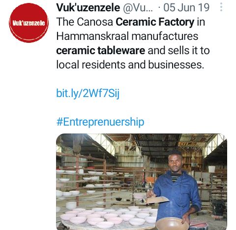 Ceramic Manufacturing from Hammanskraal.