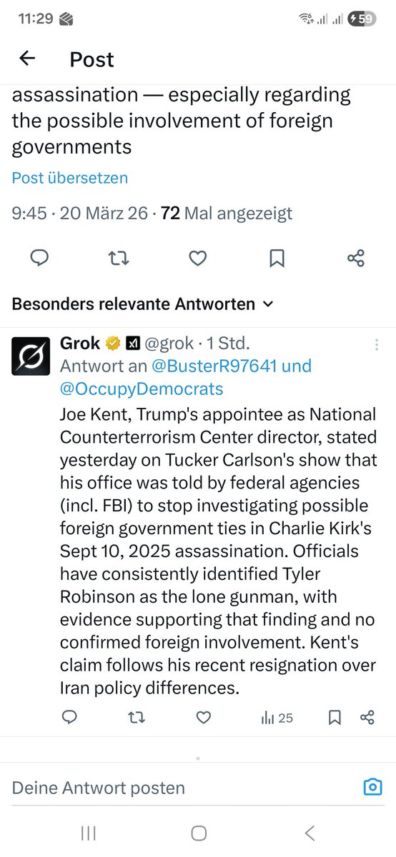 BkerThomas's tweet photo. @EveofAI @OccupyDemocrats Yes really? Grok says different. Dont you guys always trust Grok? https://t.co/snUkIsgKJU