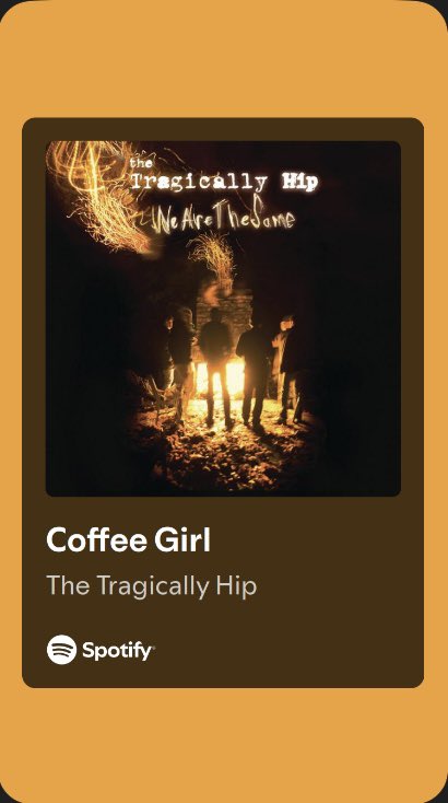 preputnickeric's tweet photo. #DavidsMonthOfMusic

Day 20

By a band/artist whose name starts with T

“Coffee Girl” - The Tragically Hip
#HeyThere

🎶 Your favourite mixed tape, you popped it into the deck 🎶

https://t.co/mkw6Ztul0h https://t.co/ciP164foEh