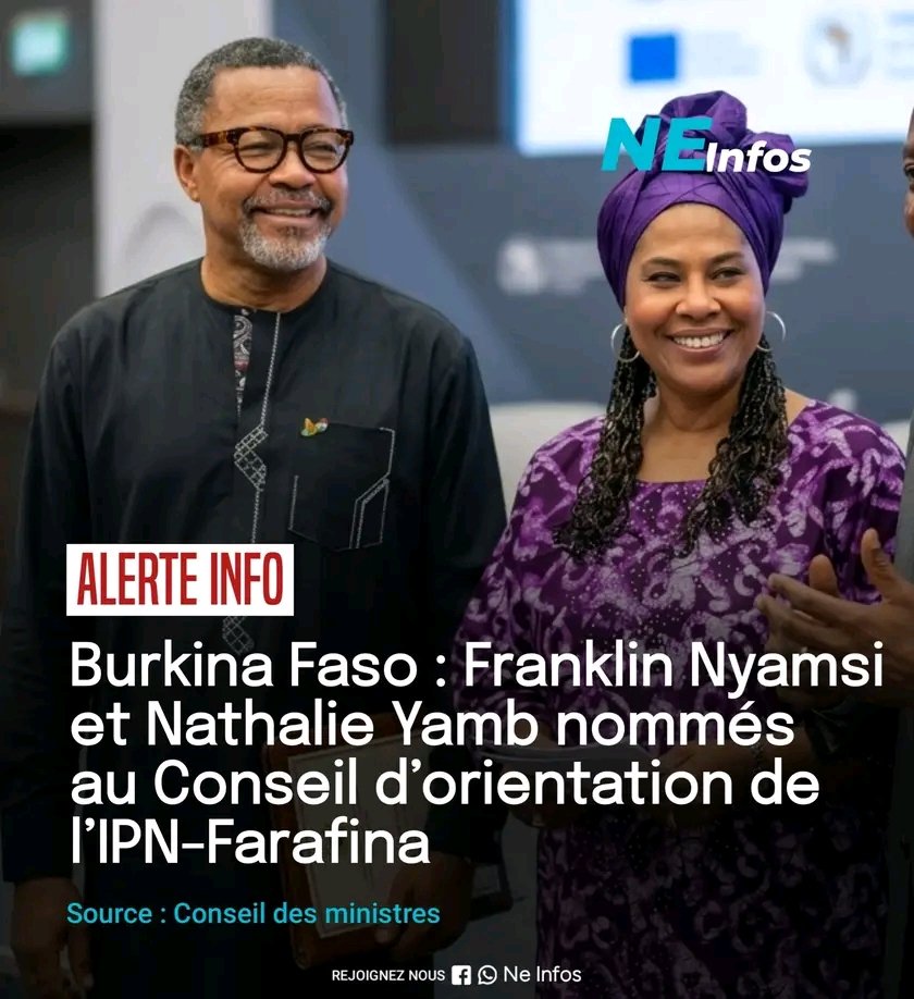 vanmutoka1's tweet photo. 🇧🇫 Le gouvernement burkinabè a procédé à la mise en place du Conseil d’orientation de l’Institut des peuples noirs–#Farafina (IPN-Farafina), dans le cadre de la relance de cette institution inspirée des idéaux de Thomas Sankara. Parmi les personnalités nommées figurent notamment Franklin Nyamsi et Nathalie Yamb, aux côtés de dix autres membres issus de divers horizons intellectuels et panafricanistes. Cette instance aura pour mission de définir les grandes orientations stratégiques de l’institut en matière de souveraineté, de culture et de rayonnement des peuples noirs.
🗞️ Conseil des Ministres