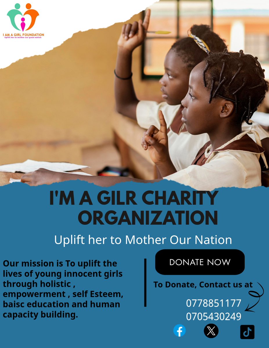 AmCharity2099's tweet image. Every girl deserves a chance to learn, grow, and lead 💜
At I’m A Girl Charity Organization, we are committed to uplifting young girls through education, empowerment, and confidence-building.
Join us in making a difference.
#EmpowerGirls #SupportEducation #MakeImpact